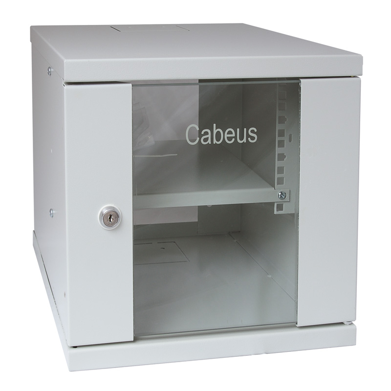 Шкаф телекоммуникационный настенный 10" Cabeus WSC-4U