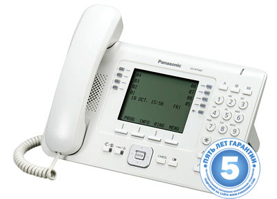 IP-системный телефон Панасоник KX-NT560RUW