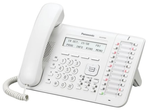 Цифровой системный телефон Панасоник KX-DT543RUW