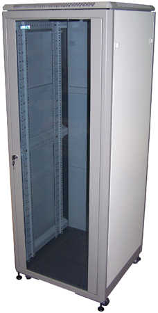 Шкаф телекоммуникационный 19" напольный  WT-2041A-600х800 42U-GY (серый)